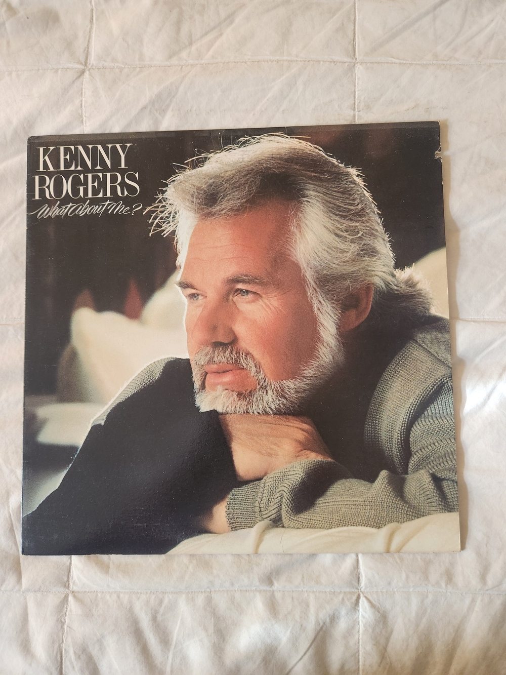 Kenny Rogers 'What About Me?' Vinyl Album - NEVER PLAYED VG++NM SECRET STASH